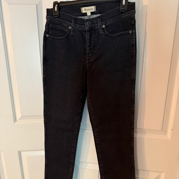 Madewell - Low-rise Stovepipe Jeans, Black, size 27 - Picture 2 of 4